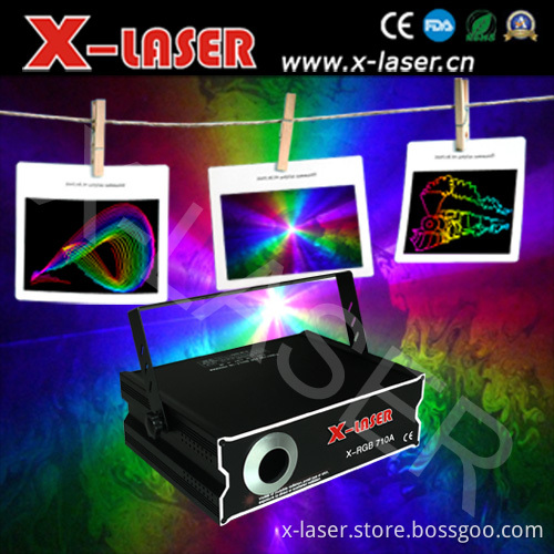 1W RGB Full Color Animation Laser Light (635nm Red light) Analog Modulation